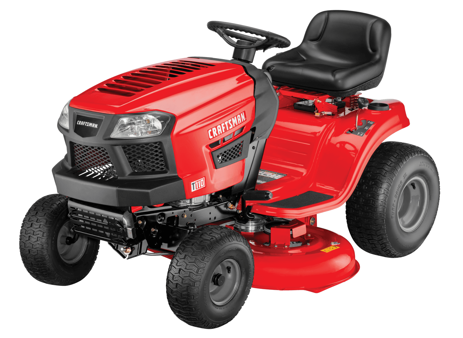 Craftsman T110 | 42″ Riding Mower | 17.5 HP Briggs & Stratton Engine | 7-Speed Transmission | 13AN77XS093